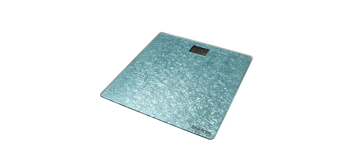 MARTA Весы напольные электронные MT 1679 аквамарин