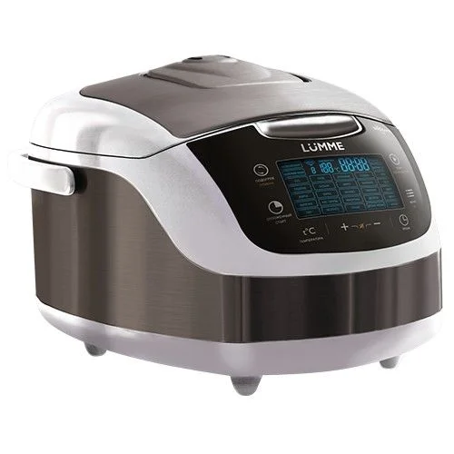 LUMME Мультиварка LU 1445 белый/сталь