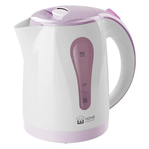 HOME ELEMENT Электрический чайник HE KT 156 белый/фиолет.