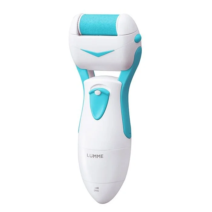 LUMME Электрическая роликовая пилка д/ног LU 2421 голубая бирюза