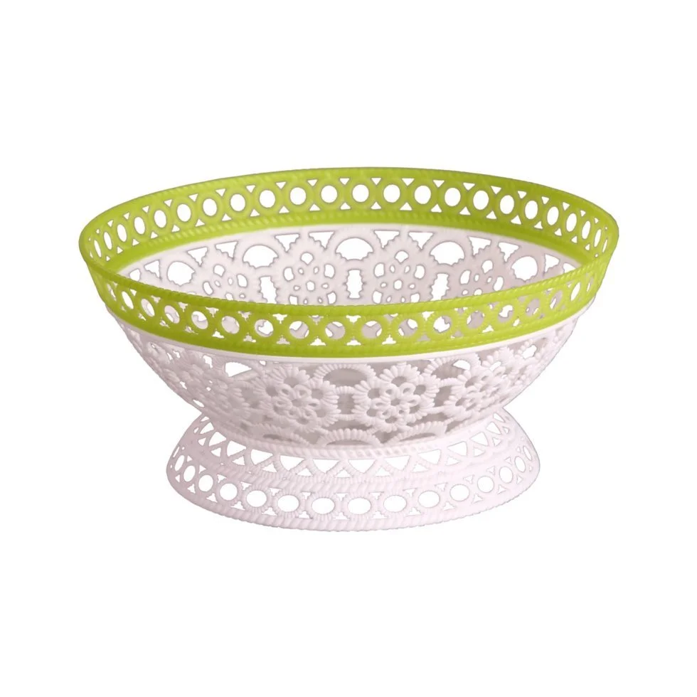 АЛЬТЕРНАТИВА Сухарница 20см. Семь злаков люкс М 4429 бело-зеленый