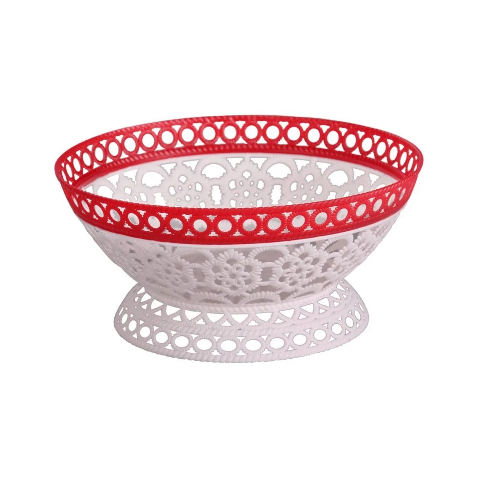 АЛЬТЕРНАТИВА Сухарница 20см. Семь злаков люкс М 4430 бело-красный