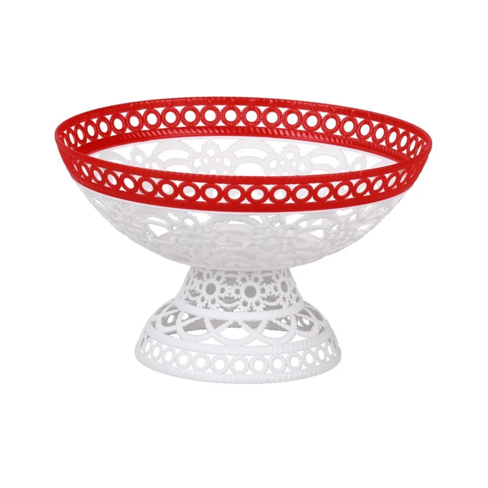 АЛЬТЕРНАТИВА Сухарница 17см. Семь злаков люкс М 5137 бело-красный