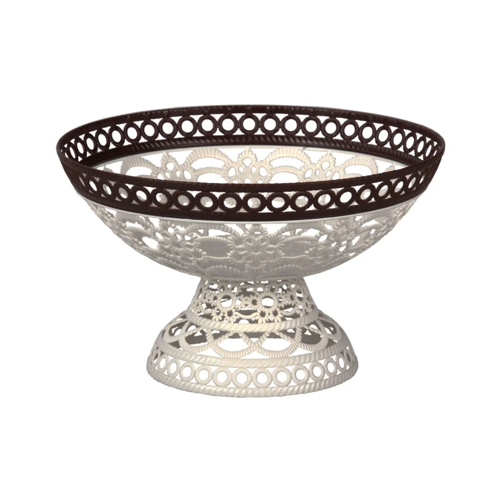 АЛЬТЕРНАТИВА Сухарница 17см. Семь злаков люкс М 5140 слоновая кость - темно коричневый