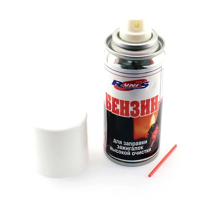RUNIS Бензин для зажигалок высокой очистки ,140мл. (аэрозоль) 2296