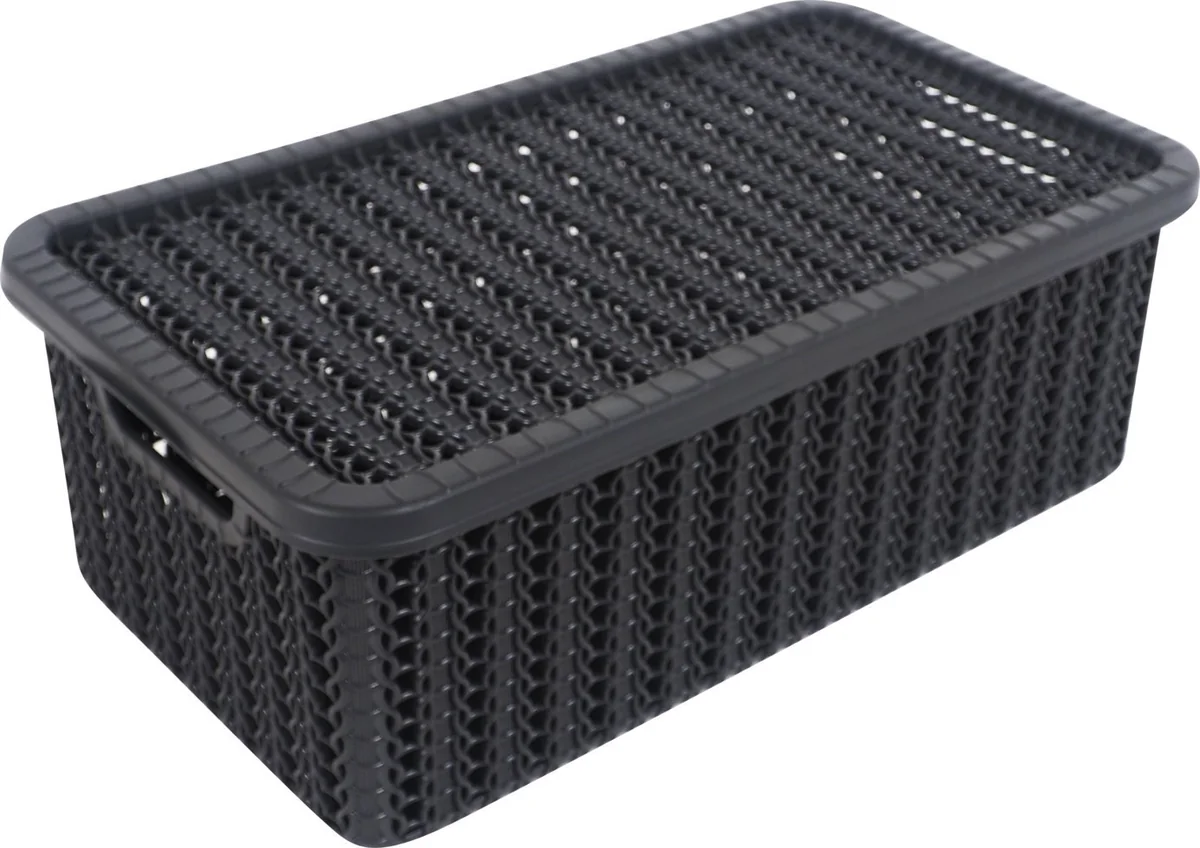 М-ПЛАСТИКА Коробка 3,0 л. Вязание М 2369 графитовый