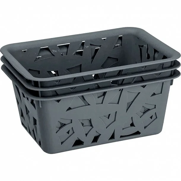 БЫТПЛАСТ Комплект корзинок ХS 3шт. 4312374 микс