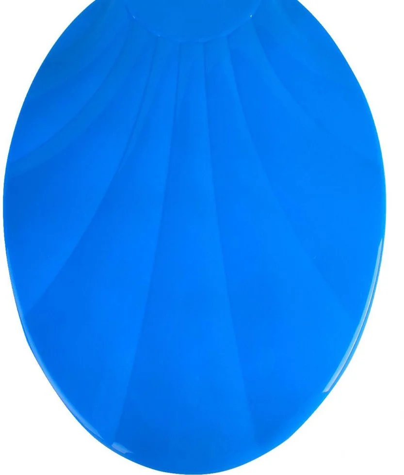 РОССПЛАСТ Сиденье для унитаза Ракушка РП 812 темно-голубой