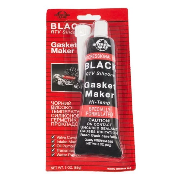 Interhim герметик высокотемпературный черный 85г (260С) 5583