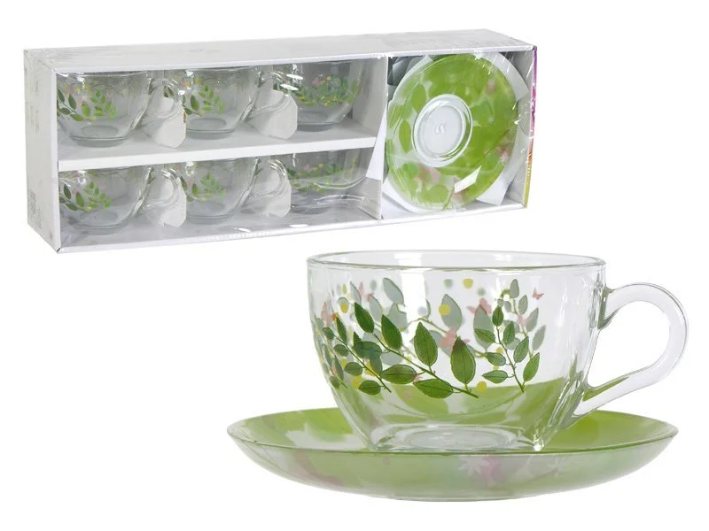 PASABAHCE Набор чайный (12 пр.) Butterflies 97948 B/D