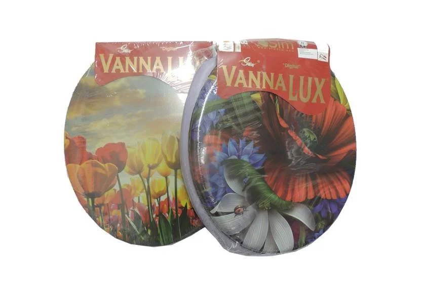 РОССПЛАСТ Сиденье для унитаза VANNA LUX бордовый