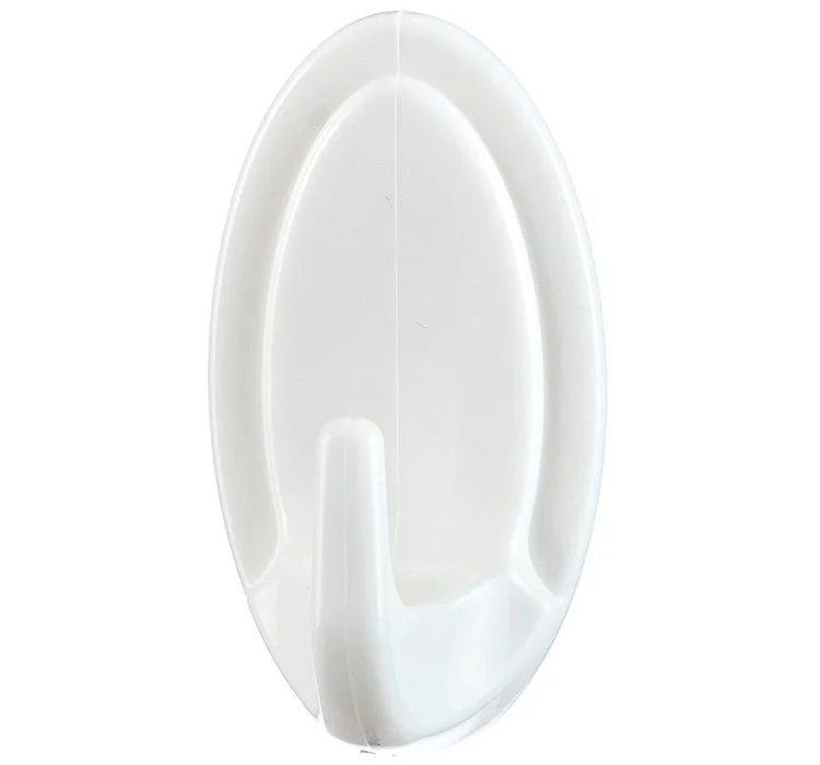 М-ПЛАСТИКА Крючок самоклеящийся 10шт. Овальчик М 2231 микс