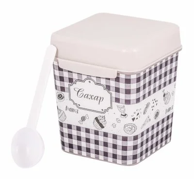 АЛЬТЕРНАТИВА Ёмкость для сахара 1,2 л. Плетенка М 4831