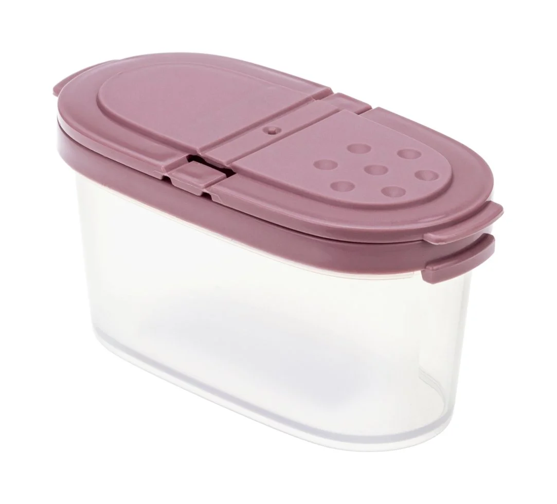 М-ПЛАСТИКА Емкость для сыпучих продуктов 0,12 л. М 1245 ягодный