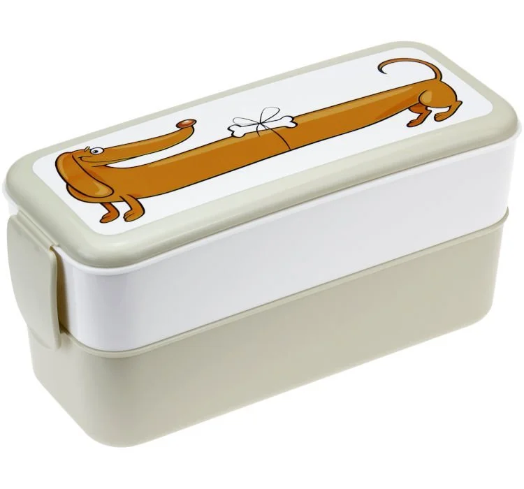 М-ПЛАСТИКА Контейнер для обеда (0,5 + 0,5 л) Такса М 1233