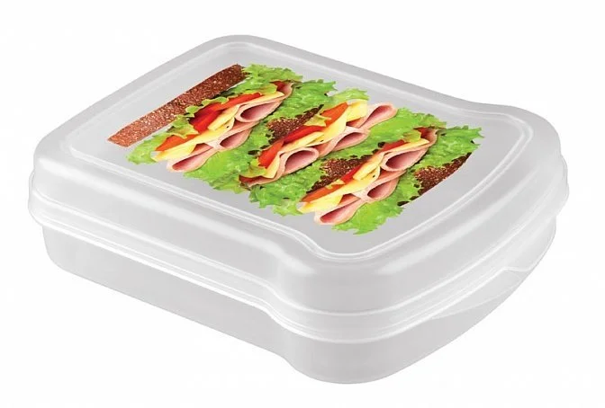 ПОЛИМЕРБЫТ Контейнер для бутербродов 4312854 микс