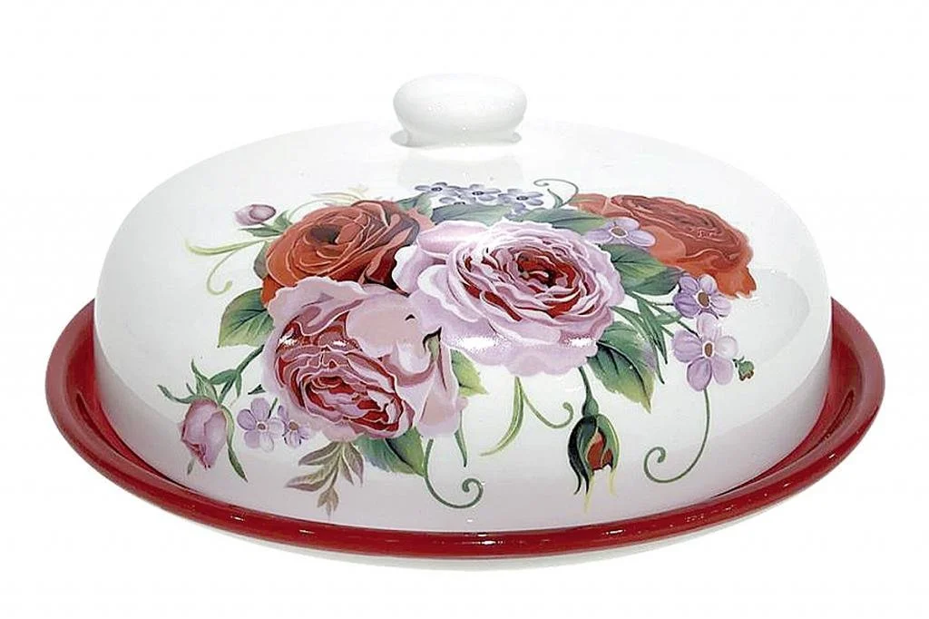 КОРАЛЛ Блюдо для блинов Дивные розы ZFC246-4