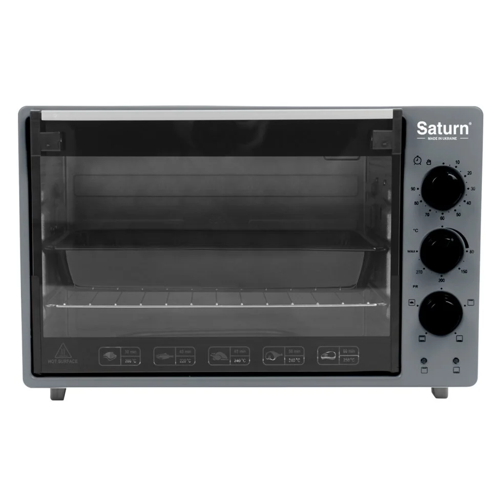 SATURN Электропечь 34 л. ST EC 3402 Grey