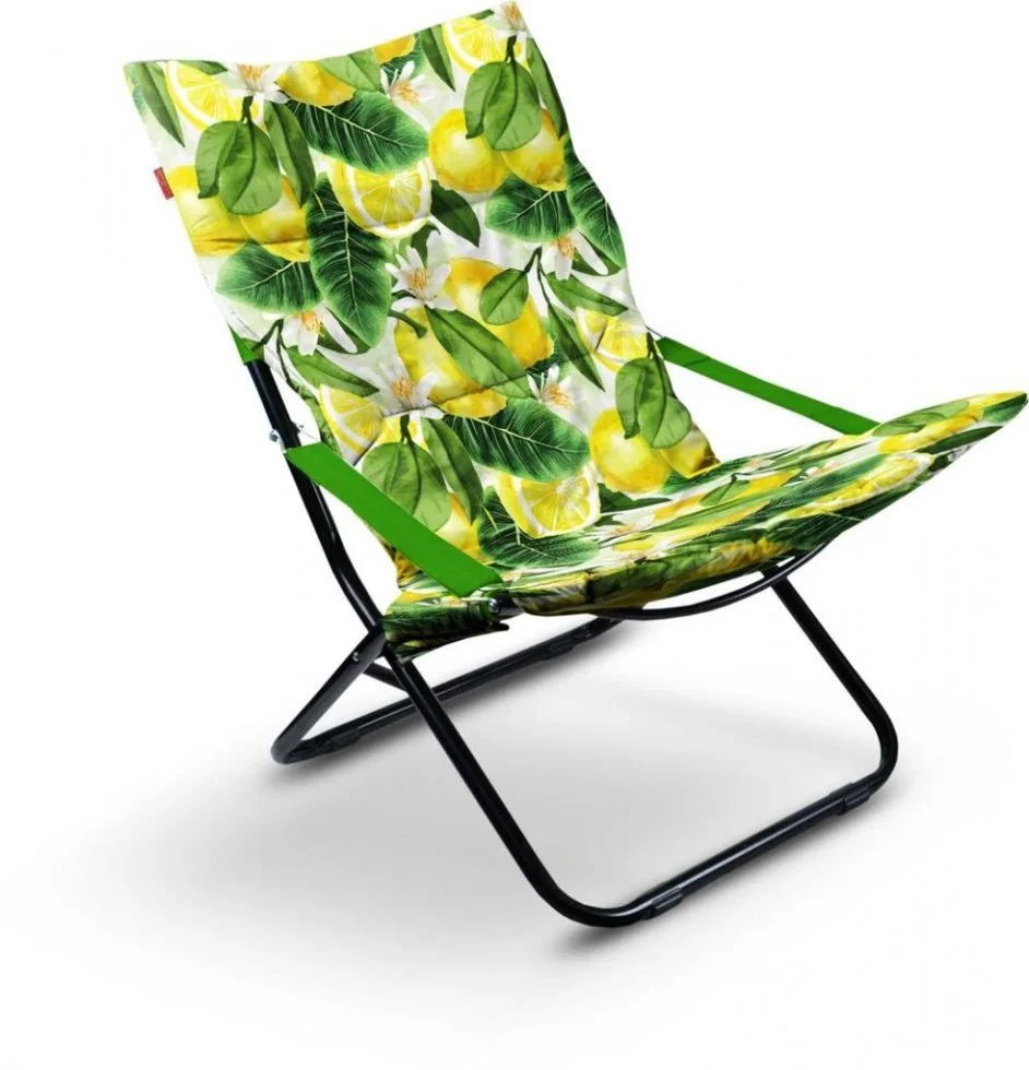 НИКА Кресло-шезлонг ННК4P/L принт лимоны