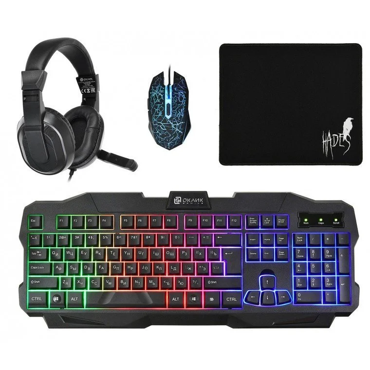 Oklick Набор д/геймера HS-HKM200G 1103548