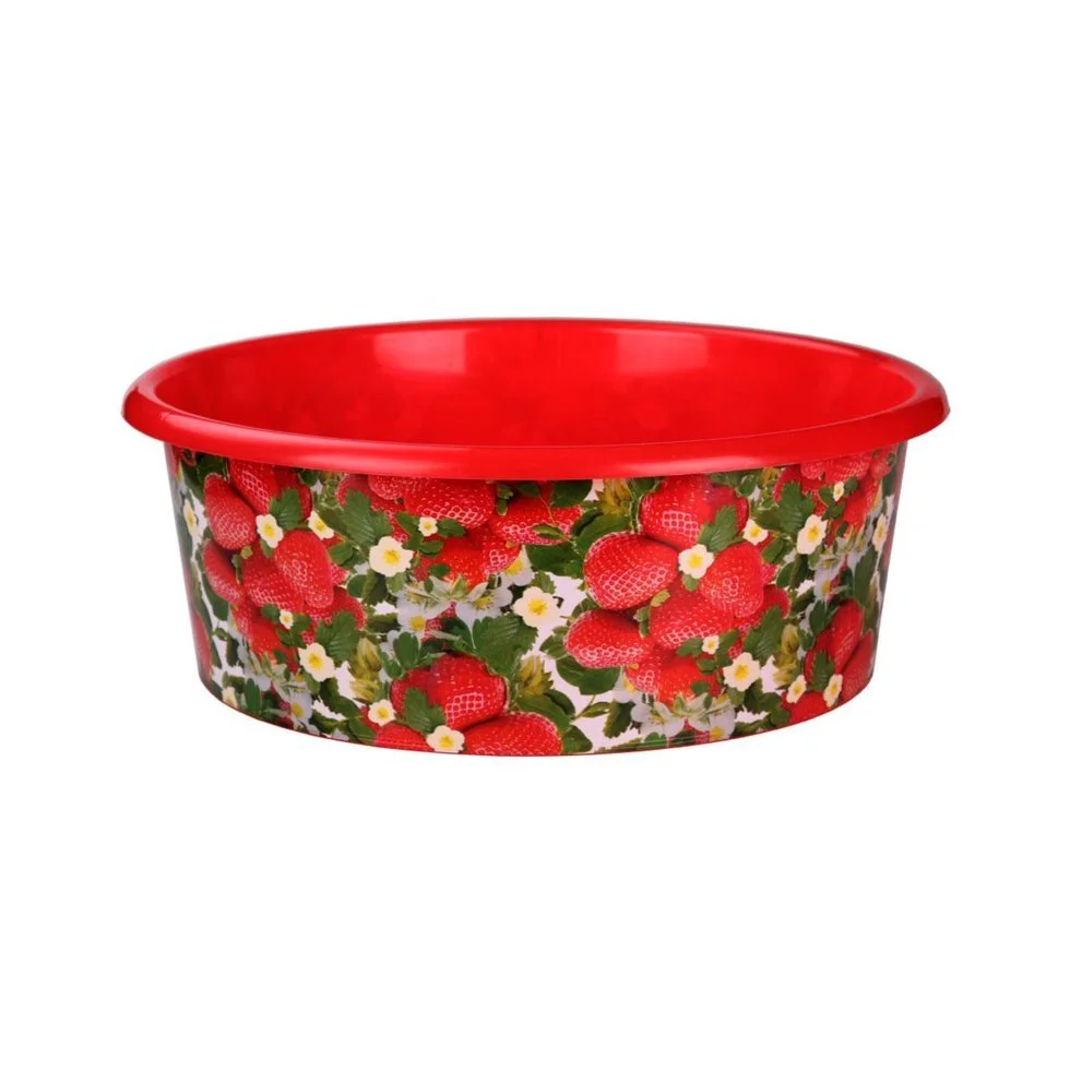 АЛЬТЕРНАТИВА Таз 20 л. Клубничка М 4687 декор