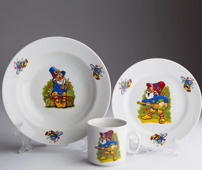 ДФЗ Набор посуды д/завтрака 3 пр. Лесовичок 4С0476Ф34