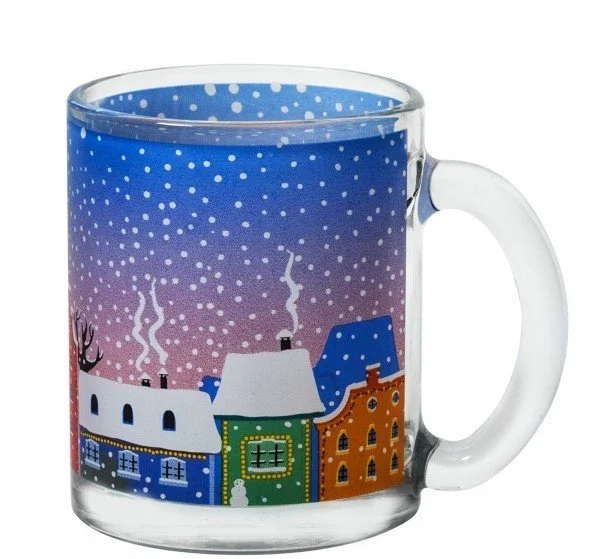 PASABAHCE Кружка 320 мл. Снежный город 04C1208-SCC