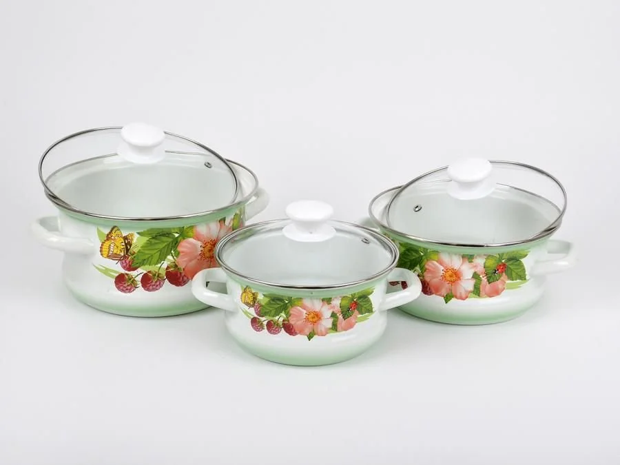 КМК Набор кастрюль (6пр.) Солнышко - экстра