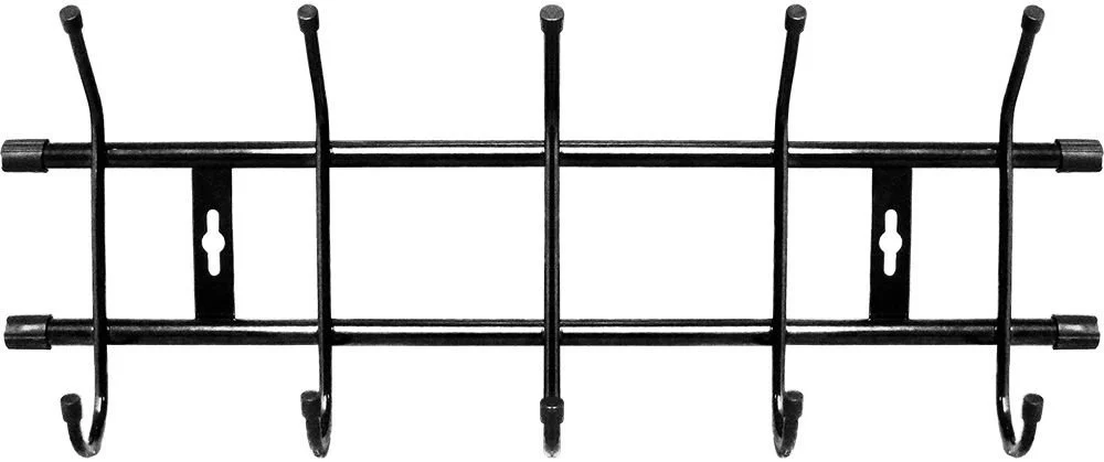НИКА Вешалка настенная металлическая ВН5 черный