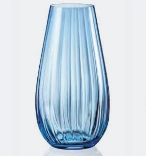 BOHEMIA Ваза Синяя оптика 245мм. 82237/245/22/382052