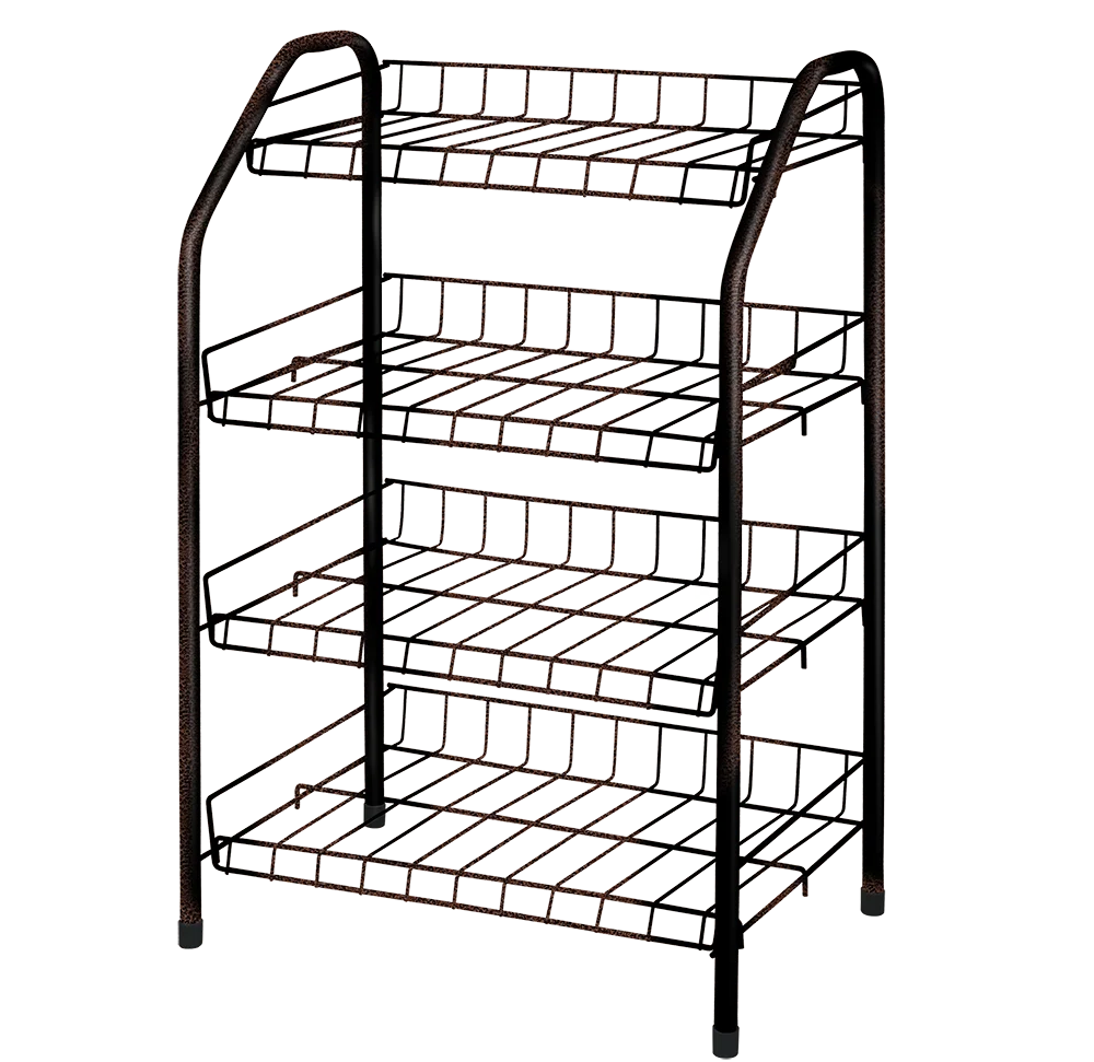 НИКА Этажерка для обуви ЭТ2/А медный антик