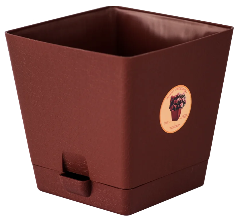АР-ПЛАСТ Кашпо Азалия 3,0 л. 07043 коричневый
