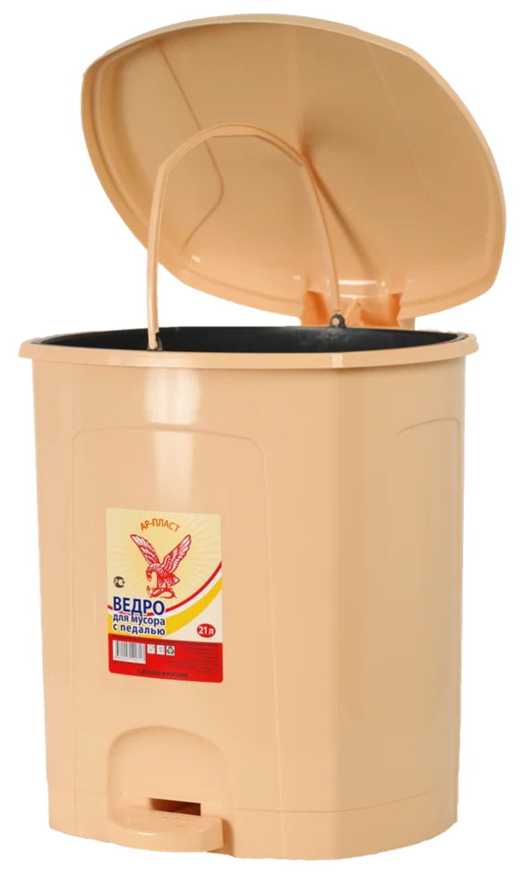 АР ПЛАСТ Ведро для мусора 21 л. 020210 микс