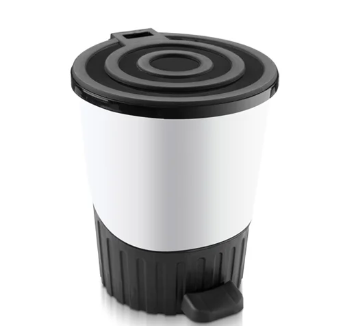 DD STYLE Ведро для мусора 14,0 л. 01062 белый