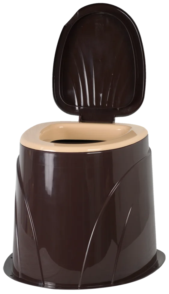 АР ПЛАСТ Ведро-туалет Дачный 11005 темно-коричневый