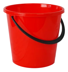 АР ПЛАСТ Ведро 10,0 л. Ромашка 02013 красный