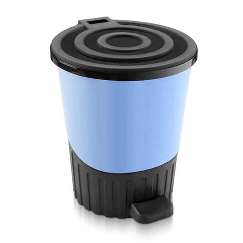 DD STYLE Ведро для мусора 8,0 л. 01061 голубой