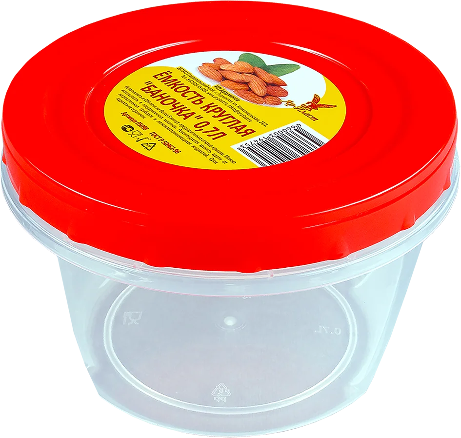 АР ПЛАСТ Емкость 0,7 л. Баночка 05098 микс