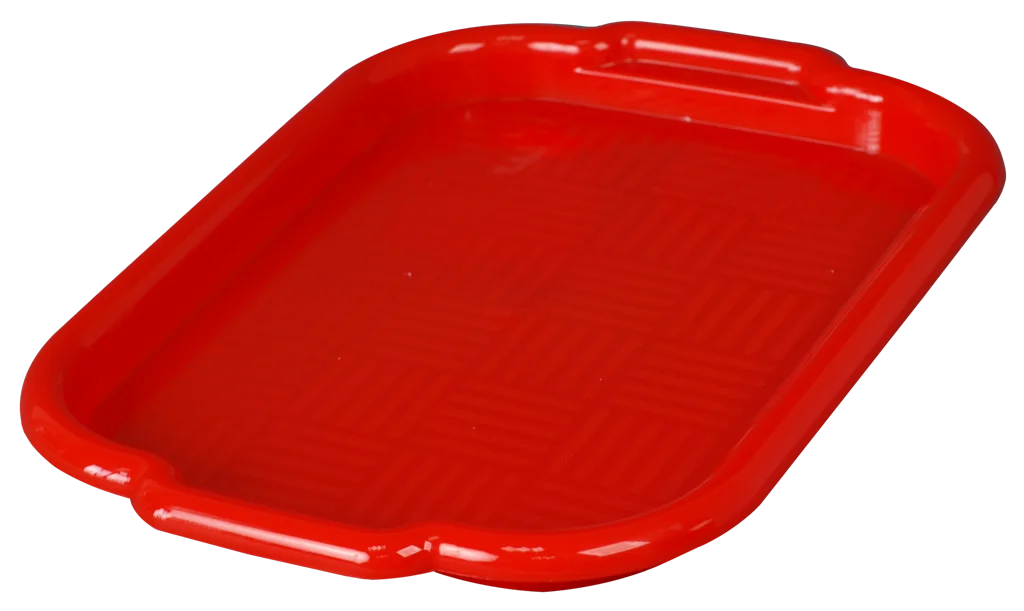 АР ПЛАСТ Поднос 28*40 см малый 160111 красный