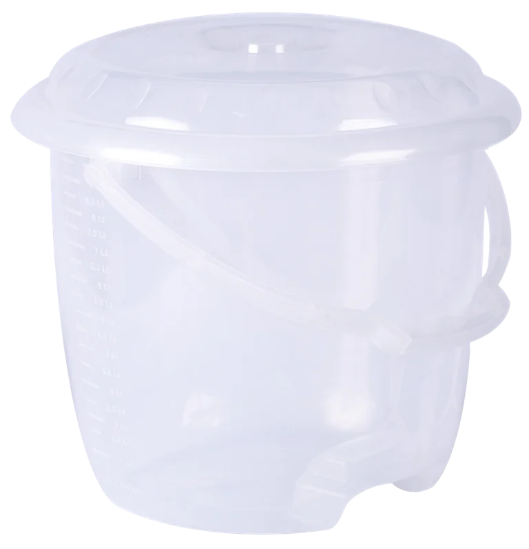 АР ПЛАСТ Ведро 10,0 л. Дельфин 02027 прозрачный