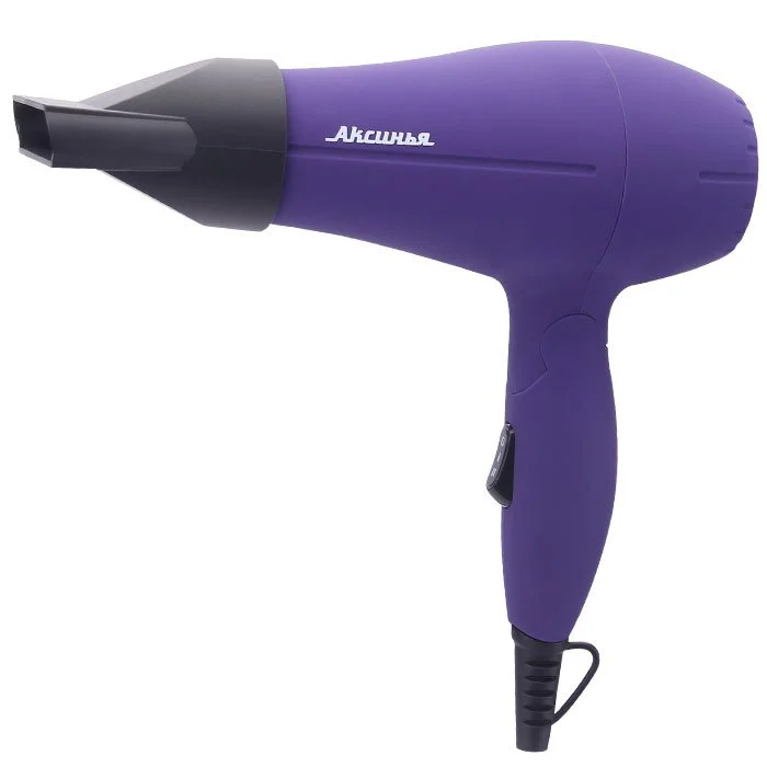 АКСИНЬЯ Фен 1200W КС-704 фиолетовый с черным