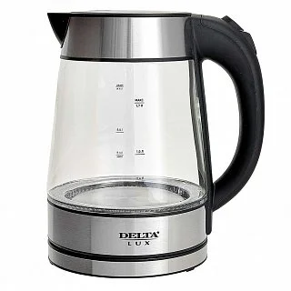 DELTA Электрический чайник LUX DE-1004 черный