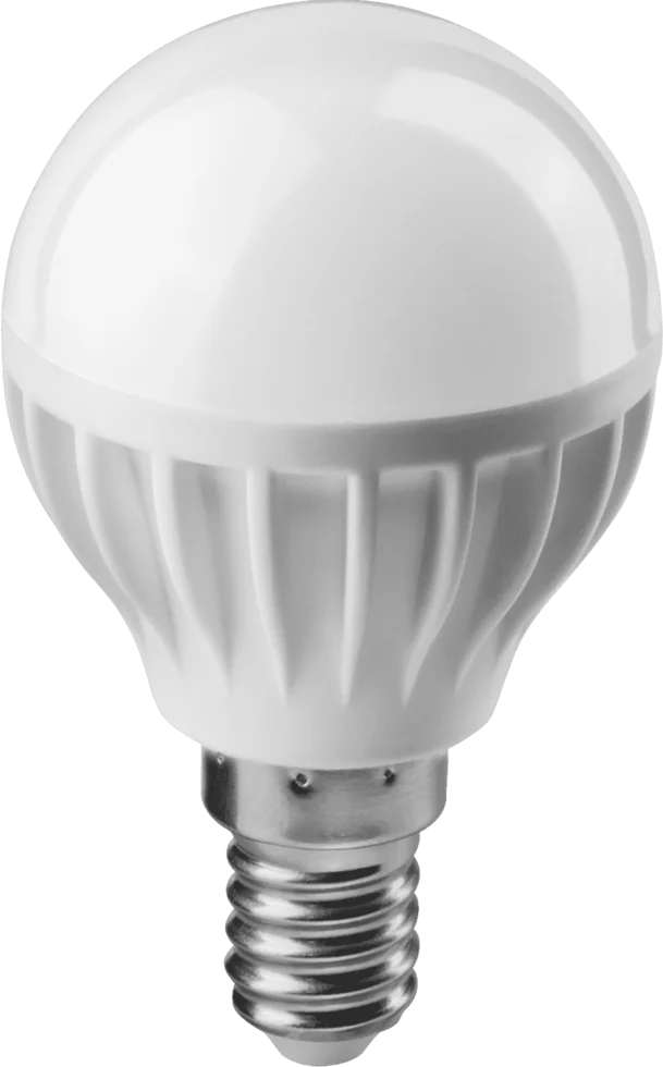 Онлайт Лампа светодиодная LED 8 вт Е14 4000К шар белый свет 780