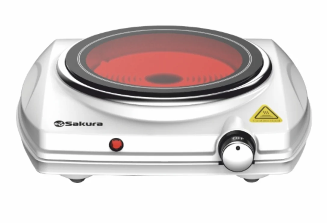 Sakura Плитка инфракрасн SA-7167S 1конф стеклокерамика