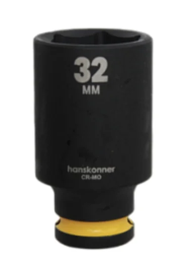 Hanskonner Головка торцевая ударная глубокая 1/2" 32 мм HK1045-19-1/2X32L