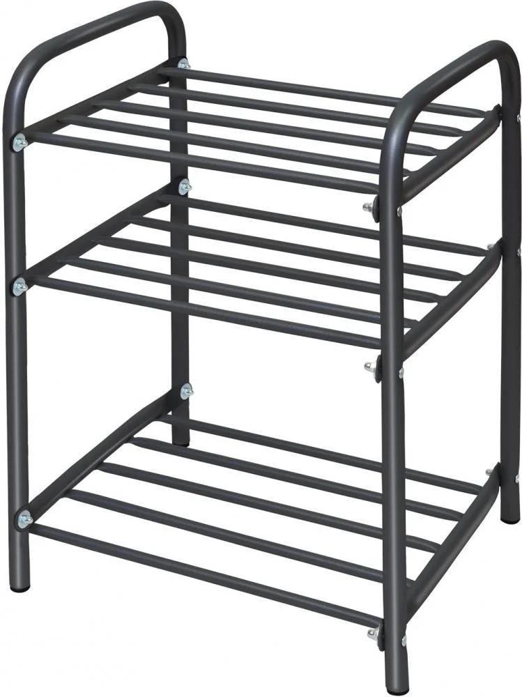 НИКА Этажерка для обуви Ника комфорт ЭТК1/Ч черный