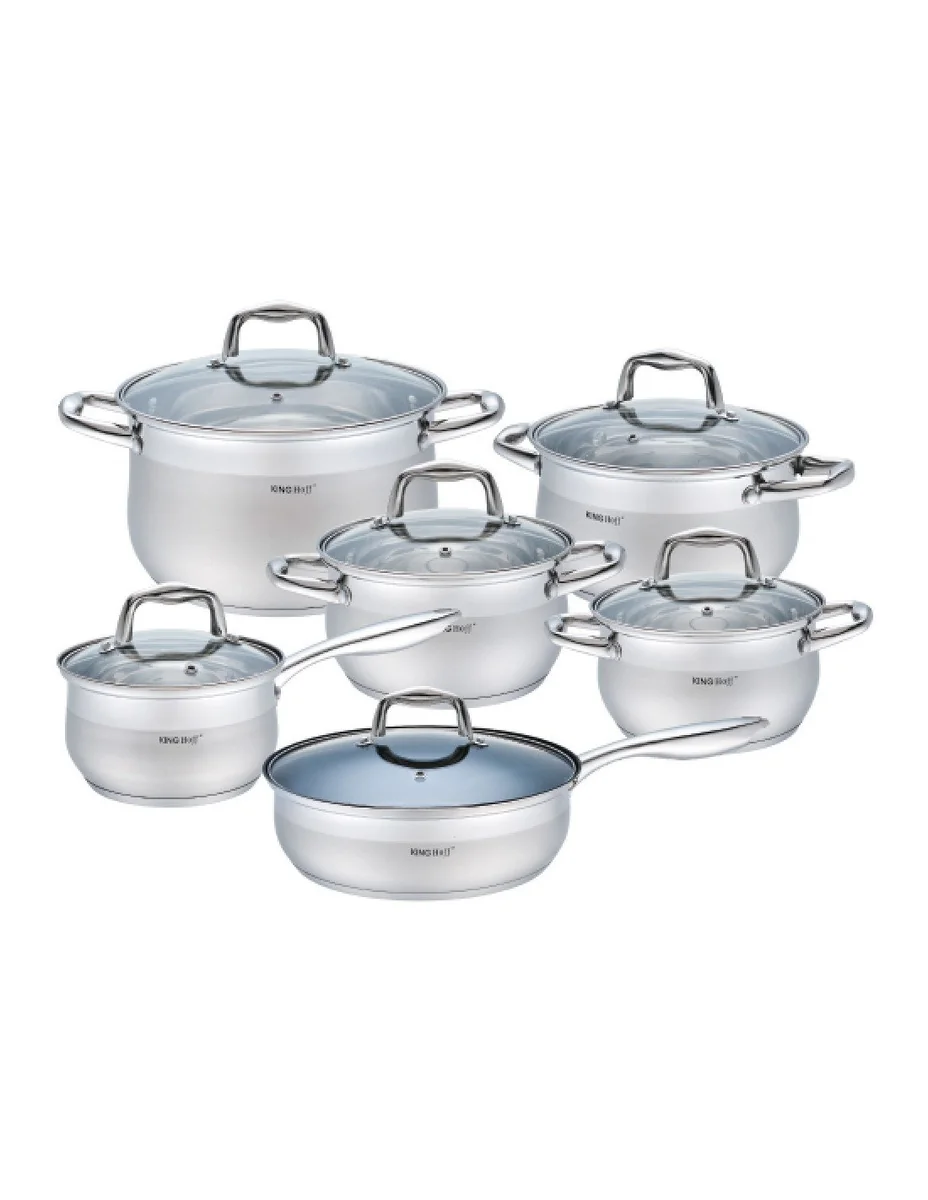 KINGHOFF Набор кастрюль (12пр.) KH-1423
