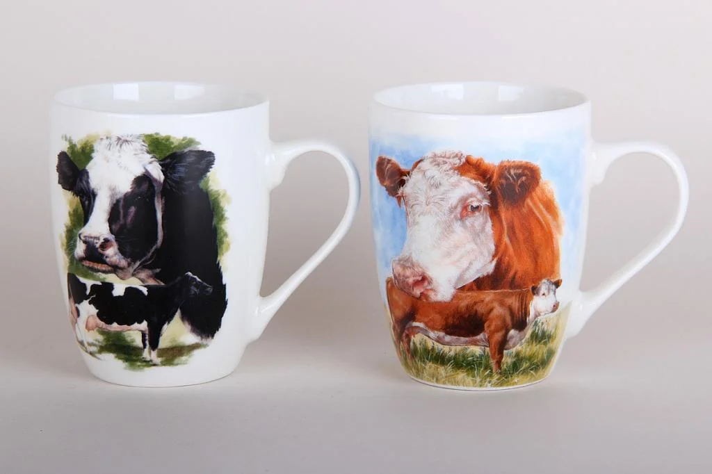 КОРАЛЛ Кружка 340 мл.Корова NYCF3 микс