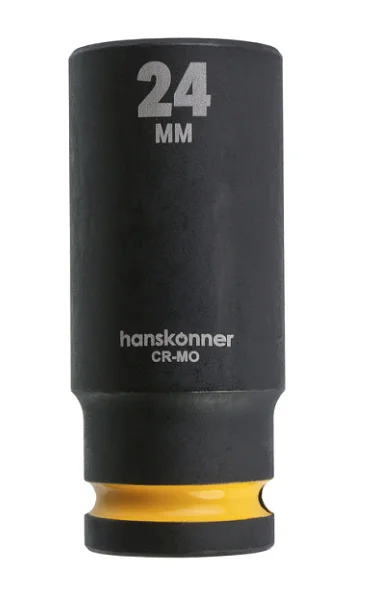 Hanskonner Головка торцевая ударная глубокая 1/2" 24 мм HK1045-19-1/2X24L