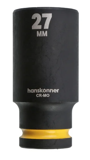 Hanskonner Головка торцевая ударная глубокая 1/2" 27 мм HK1045-19-1/2X27L